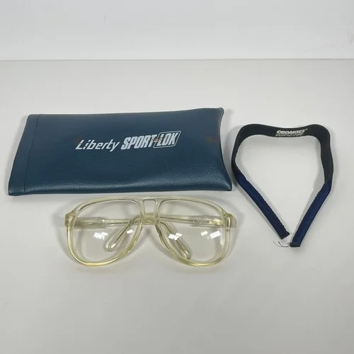 VTG Liberty Sport Lok Transparent Frame Oversized Aviator Prescription Glasses