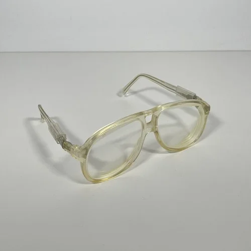VTG Liberty Sport Lok Transparent Frame Oversized Aviator Prescription Glasses 2