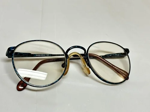 VTG Marchon DISNEY 120 Kids Eyeglasses Sunglasses Frames 44-20 Teal Round W Case 2
