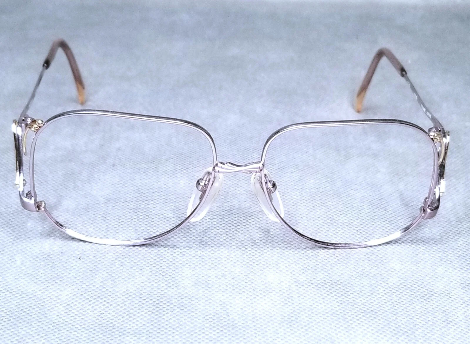 VTG NIKON EYEGLASSES NK4602 BUTTERFLY LAVENDER GOLD SILVER 2