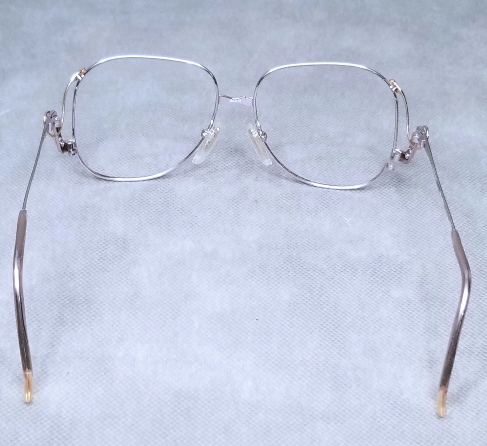 VTG NIKON EYEGLASSES NK4602 BUTTERFLY LAVENDER GOLD SILVER 3