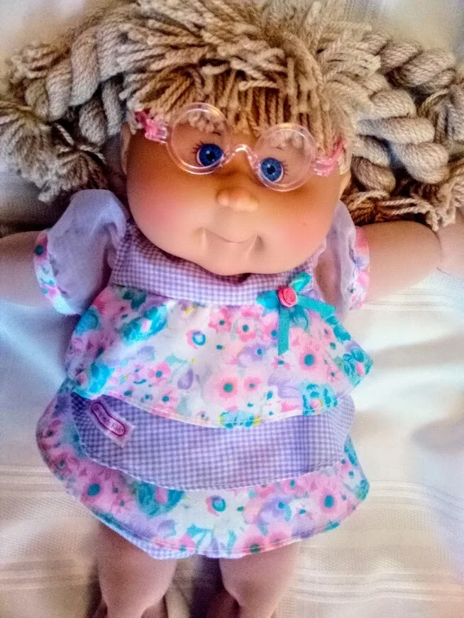 VTG RARE Cabbage Patch Kid Doll Blue Eyeglasses Glasses Frames 4
