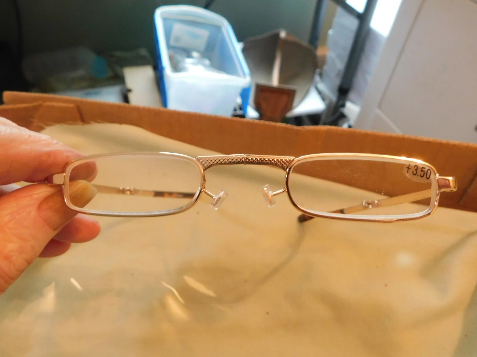 VTG Unusual Eye Glasses That fold for pocket or Purse LOOK