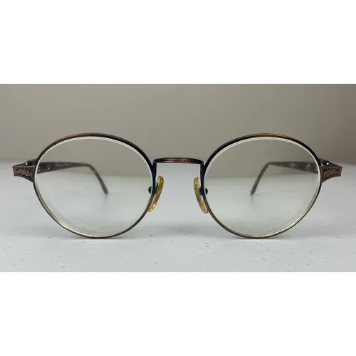 VTG Women Jean Lafont Action 49 Paris France tortoise metal eyeglasses frames 2