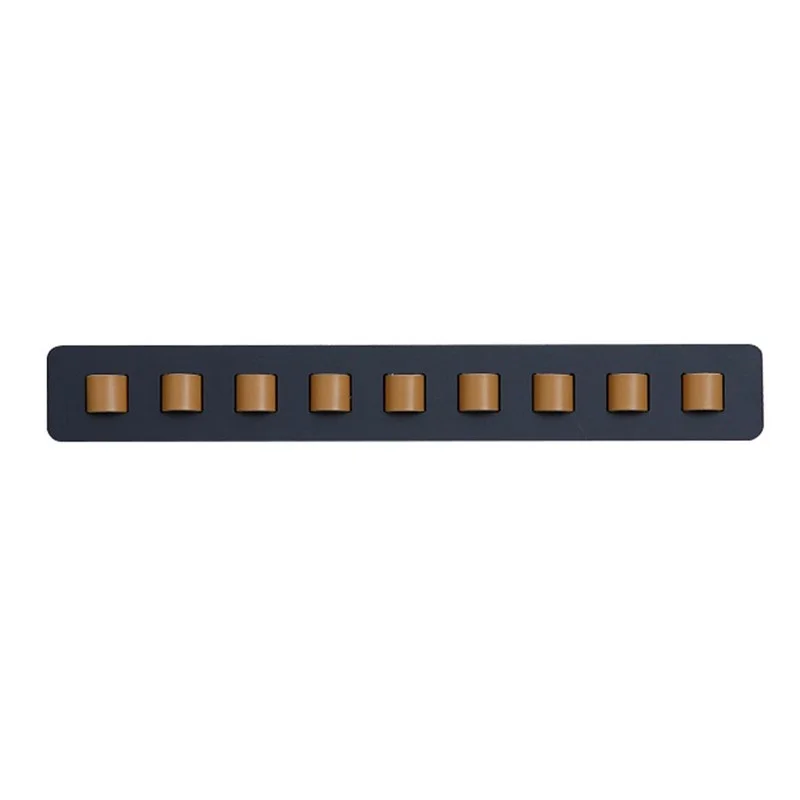 Wall Mounted Sunglass Holder 9-Hole Storage Punch-Free Sunglasses Organizer 2