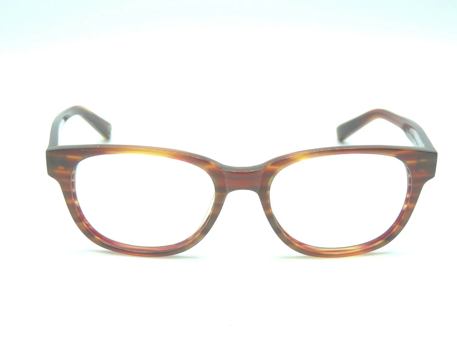Warby Parker Ainsworth 230 Brown Horn Eyeglass Frames 51 18 140 2