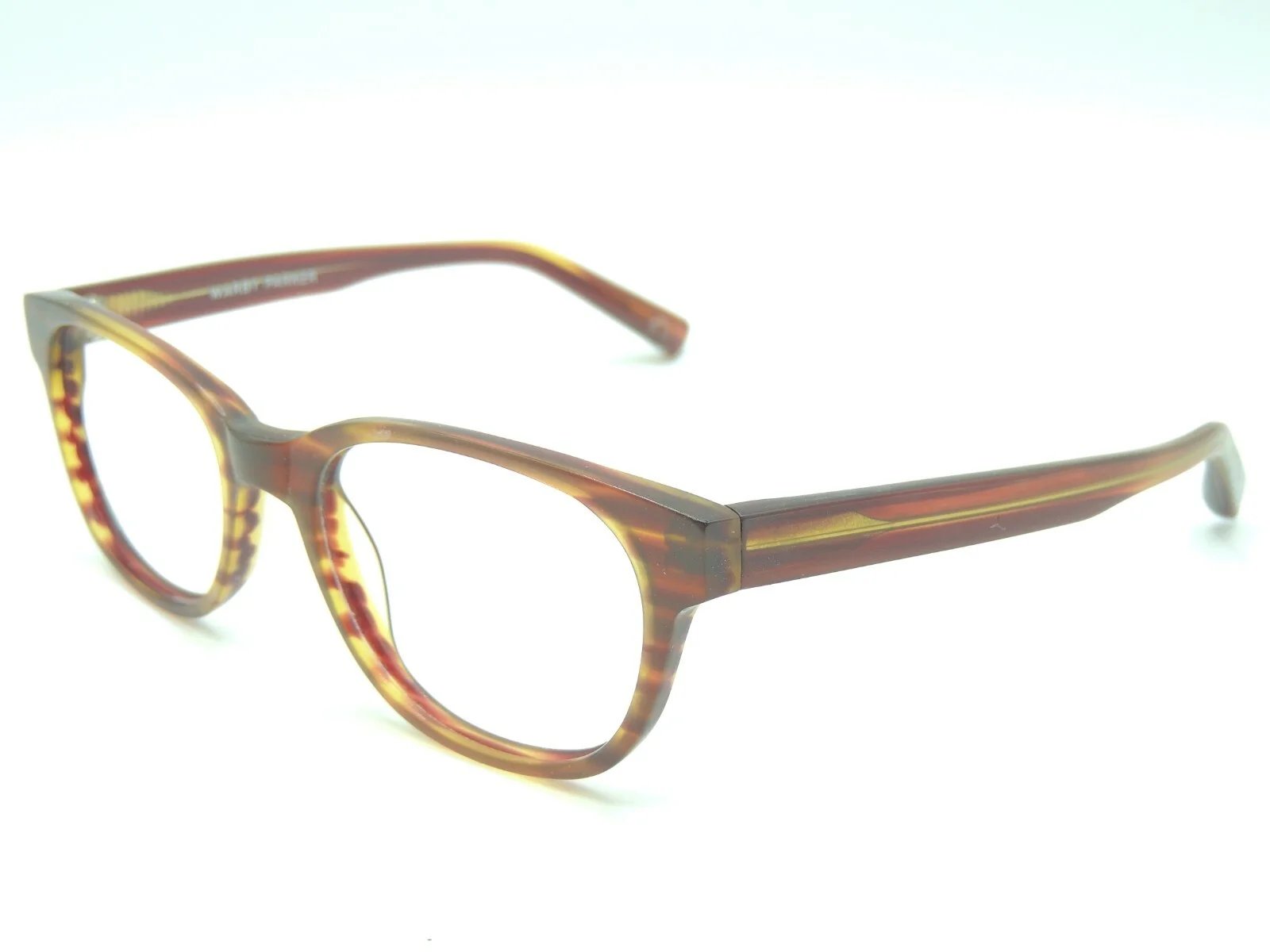 Warby Parker Ainsworth 230 Brown Horn Eyeglass Frames 51 18 140 3