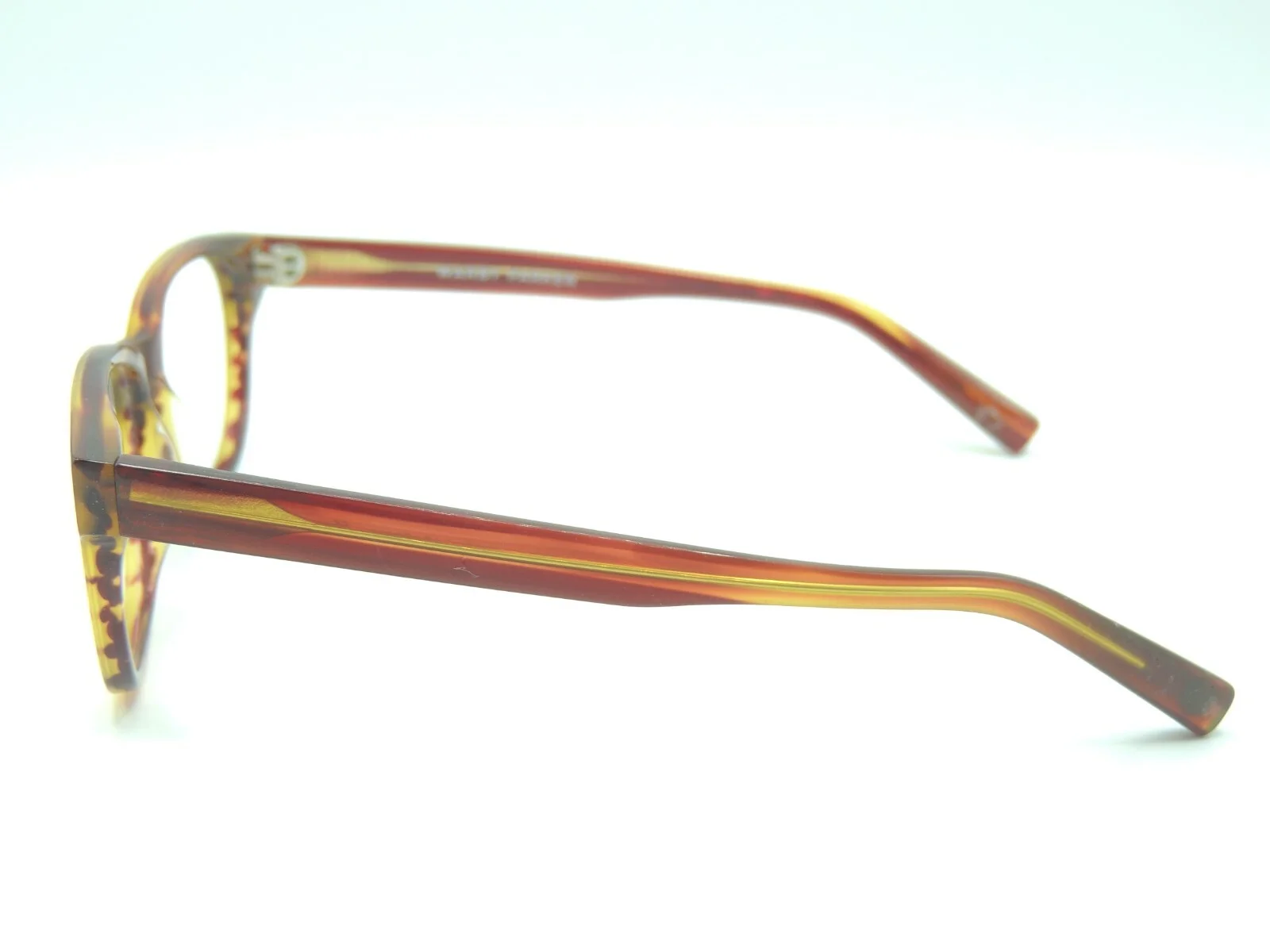 Warby Parker Ainsworth 230 Brown Horn Eyeglass Frames 51 18 140 4