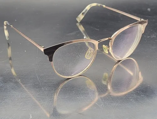 Warby Parker Blair 2233 49-19 145 Round Cat Eye Rose Gold Eyeglasses Frame Women 2