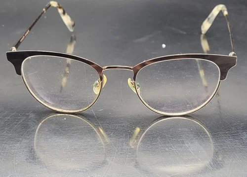 Warby Parker Blair 2233 49-19 145 Round Cat Eye Rose Gold Eyeglasses Frame Women 4