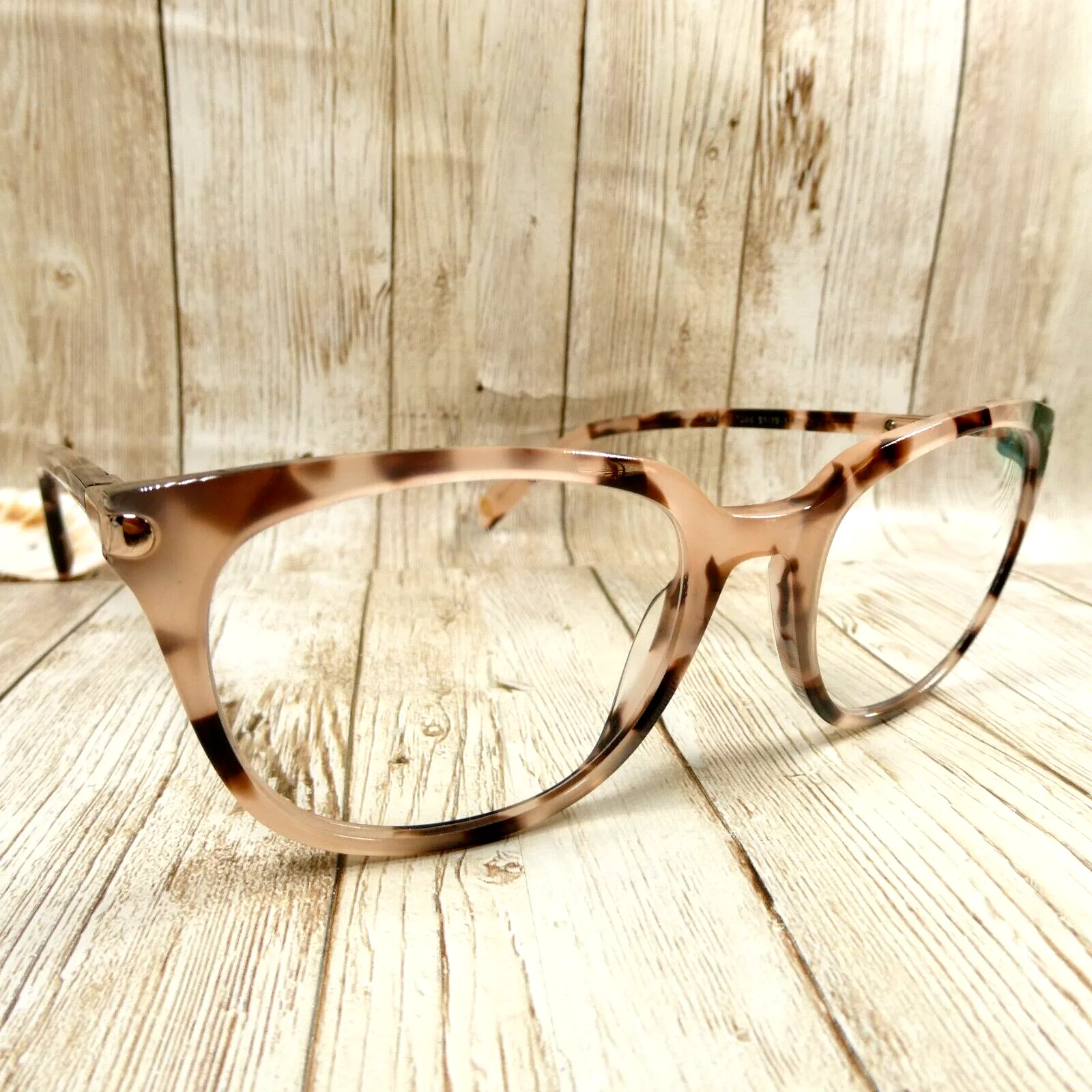 Warby Parker Blush Pink Tortoise Round Eyeglasses FRAMES - Maeve 7286 51-19-135
