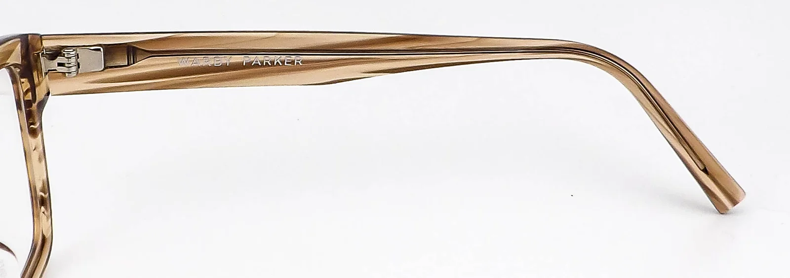 Warby Parker Boggs XW Extra Wide 207 Chestnut Crystal Eyeglasses Frames 55-20-15 4