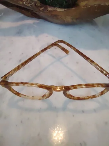 Warby Parker Butler N269 Blonde Tortoiseshell Eyeglasses Frames Only 48-18-140 2