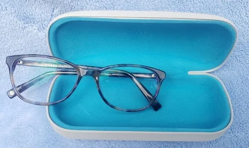 Warby Parker Daisy 147 Designer Eyeglasses Frames w/ Case 54-17-142 3