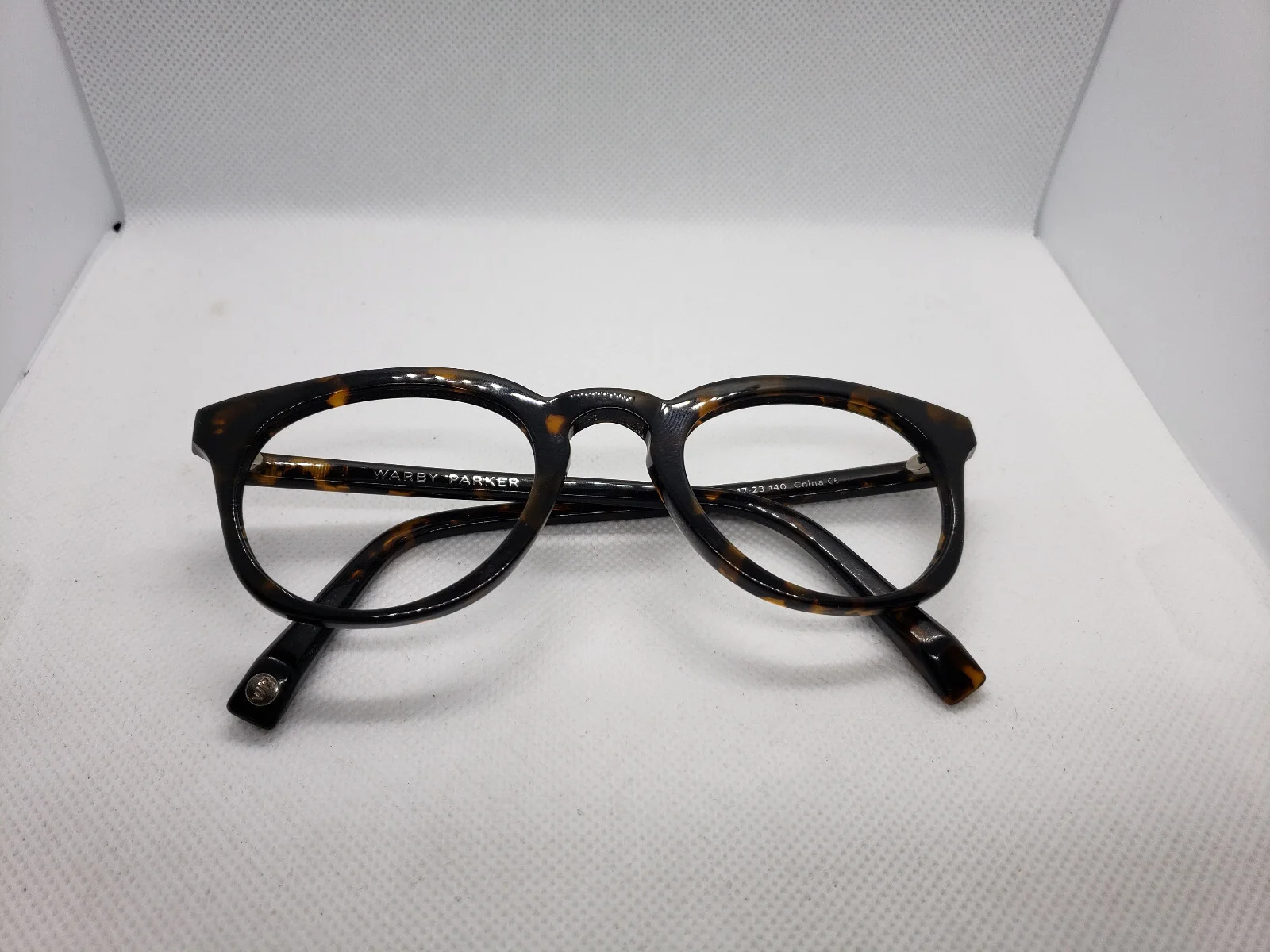 Warby Parker Downing 16 200 47-23-140 Tortoise Round Eyeglasses Frames 1