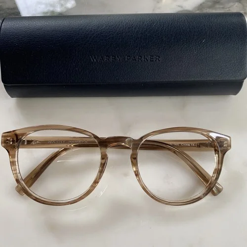 Warby Parker Eyeglass frames W207 51-20-140 wide pre owned, free shipping