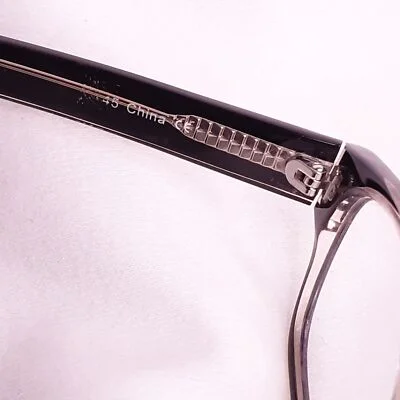 Warby Parker Eyeglasses Black Frame With Interior Gold Trim 4
