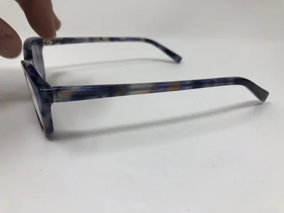 Warby Parker Eyeglasses Frame NEWTON 147 46-20-145 Blue Marble 2