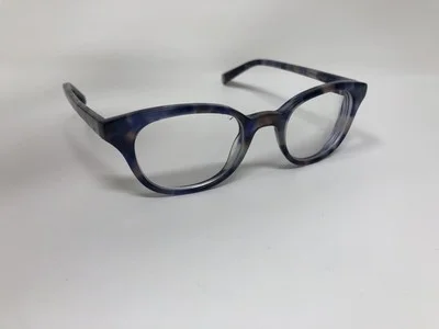 Warby Parker Eyeglasses Frame NEWTON 147 46-20-145 Blue Marble 4