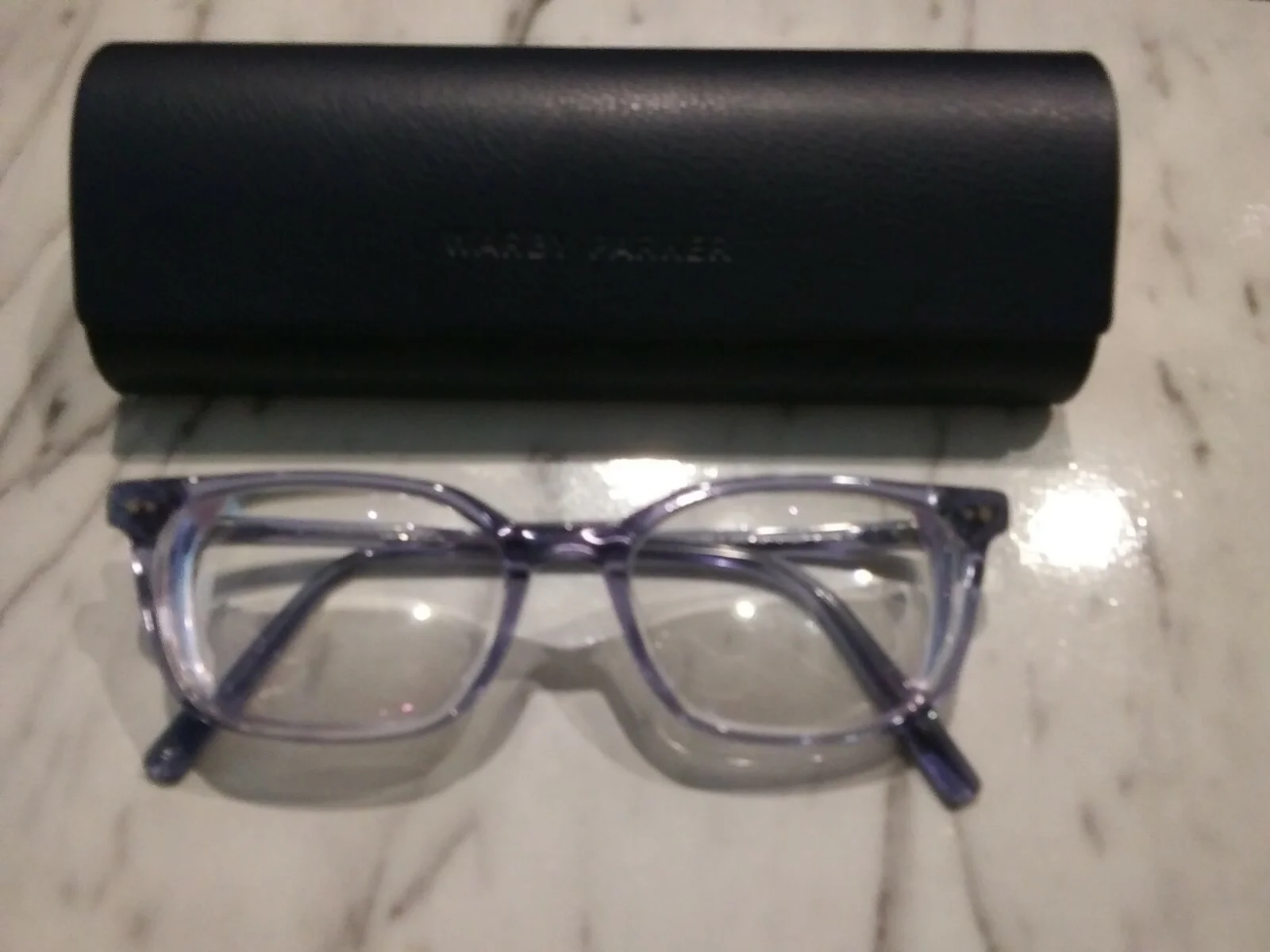 Warby Parker Eyeglasses Frames (w/ script) Weathers Periwinkle Blue 51-16-145