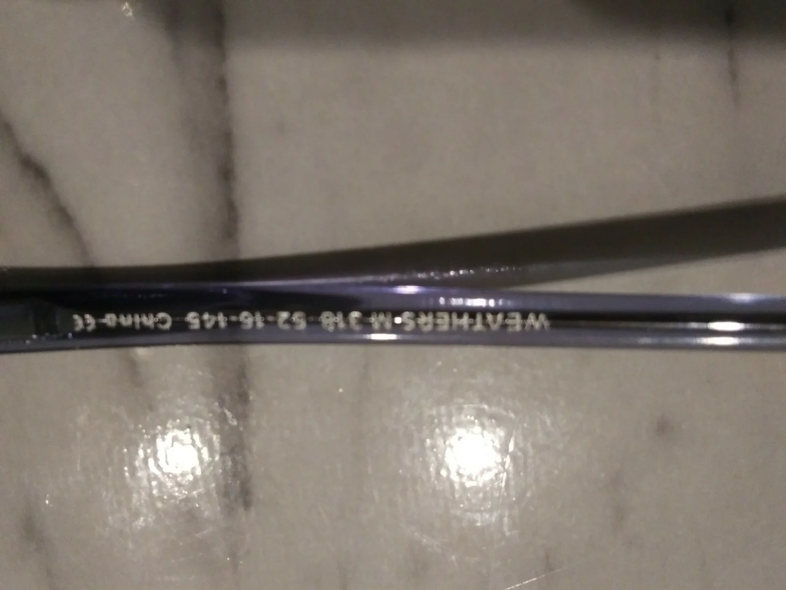 Warby Parker Eyeglasses Frames (w/ script) Weathers Periwinkle Blue 51-16-145 3