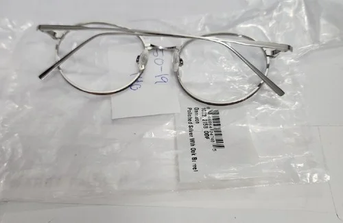 Warby Parker Garrison M2158 Polished Silver Round Eyeglasses Frame 50-19 140 New 4