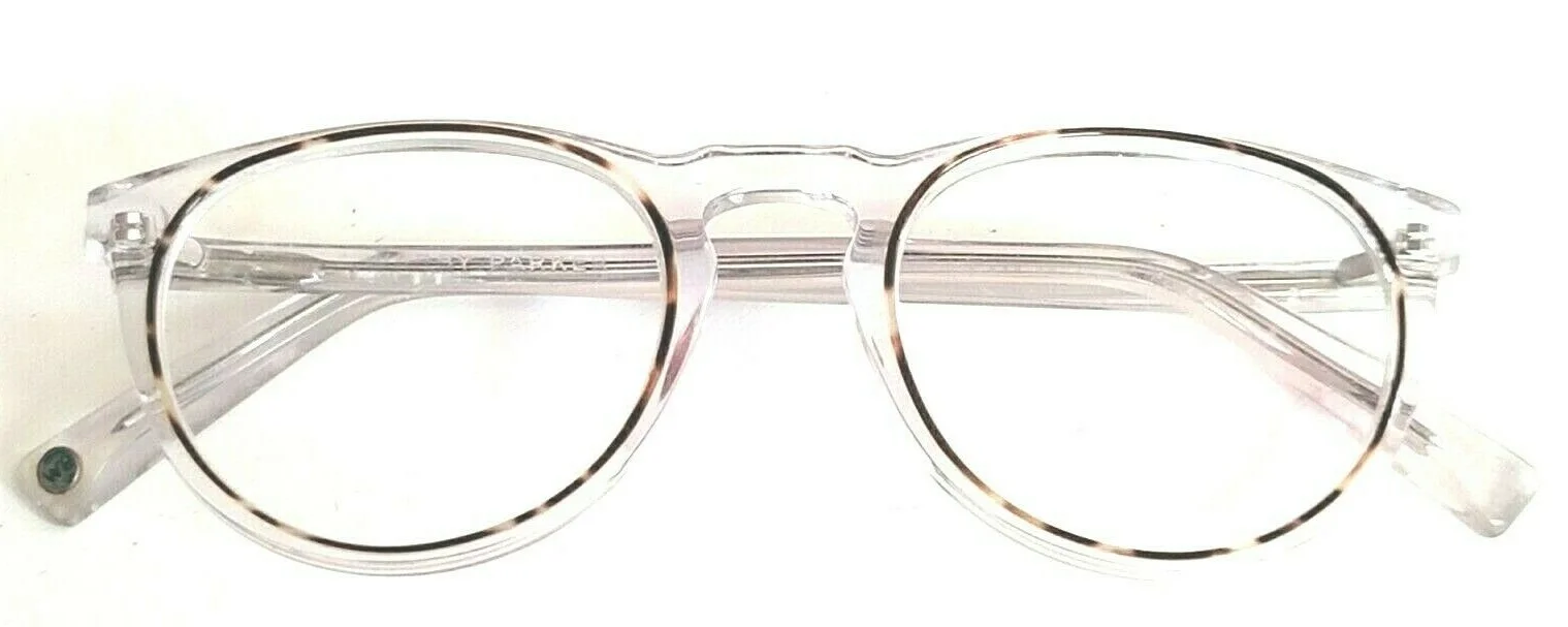 Warby Parker Haskell 560 Clear Tortoise Round Eyeglasses 49-22 145