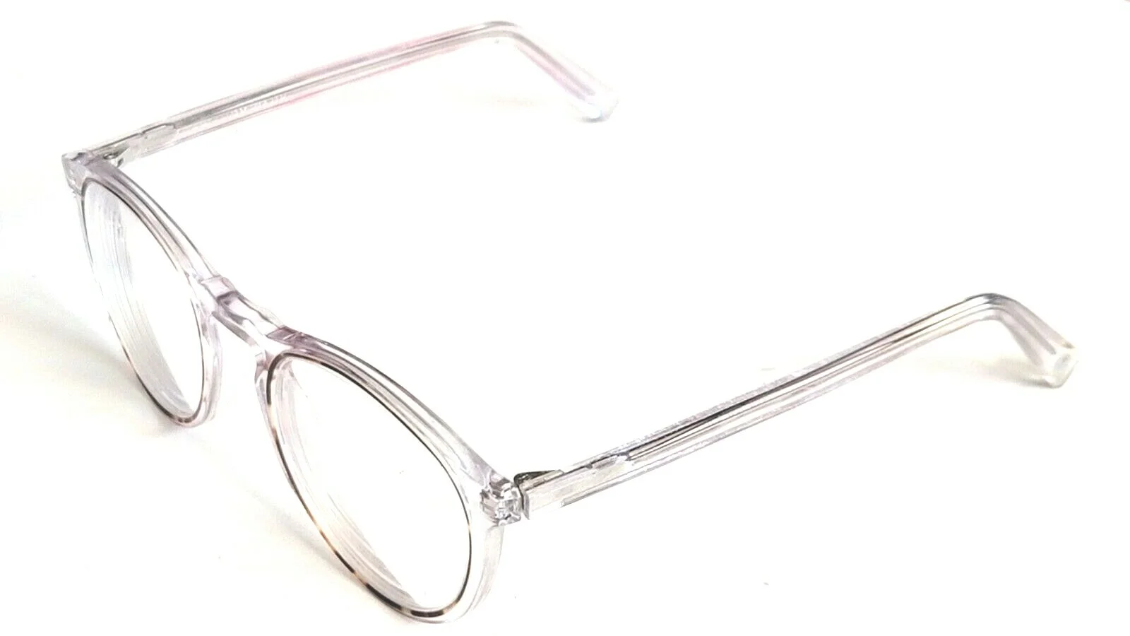 Warby Parker Haskell 560 Clear Tortoise Round Eyeglasses 49-22 145 3