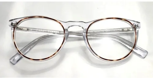 Warby Parker Haskell 560 Crystal Maple Tortoise Round Eyeglasses 49-22 145 New 2