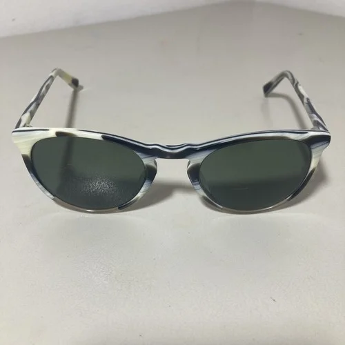 Warby Parker HASKELL 934 Black White Tortoise Unisex Eyeglass FRAMES 49-22-145 2