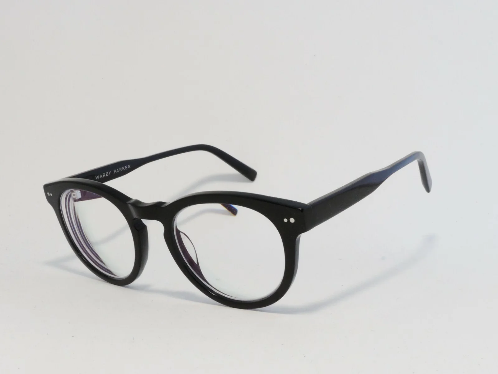 WARBY PARKER HAYES WIDE ACETATE EYEGLASS FRAMES JET BLACK 51-21-145 NEW* 2