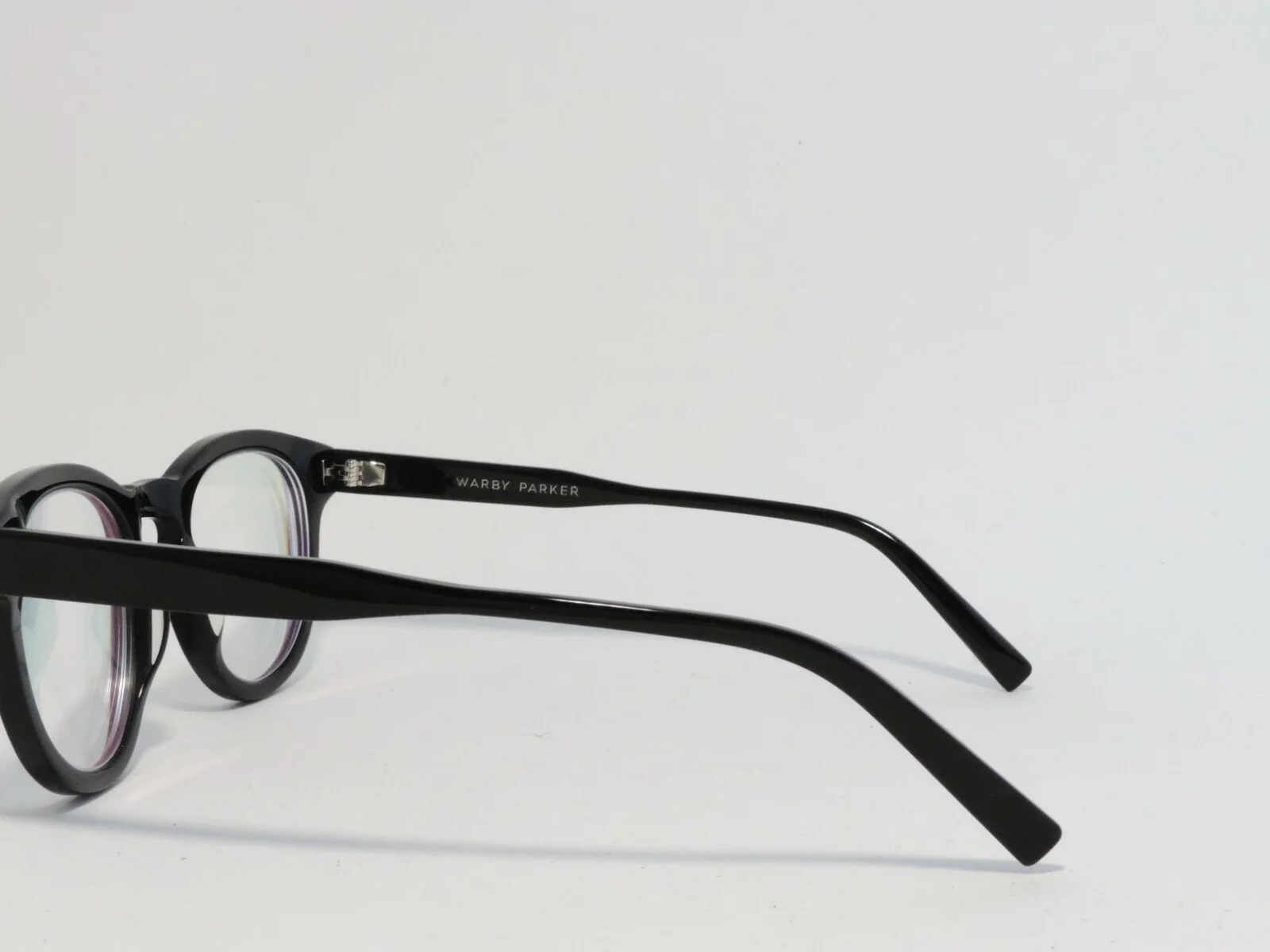 WARBY PARKER HAYES WIDE ACETATE EYEGLASS FRAMES JET BLACK 51-21-145 NEW* 3