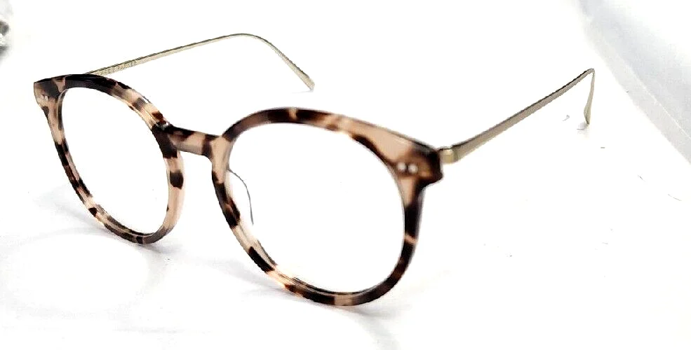 Warby Parker Langley M7200 Opal Tortoise Round Eyeglasses Frame 50-18 140 New 1