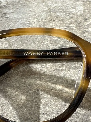 Warby Parker Laurel 225 Brown Tortoise Square Eyeglasses Frames 52-17 140 2