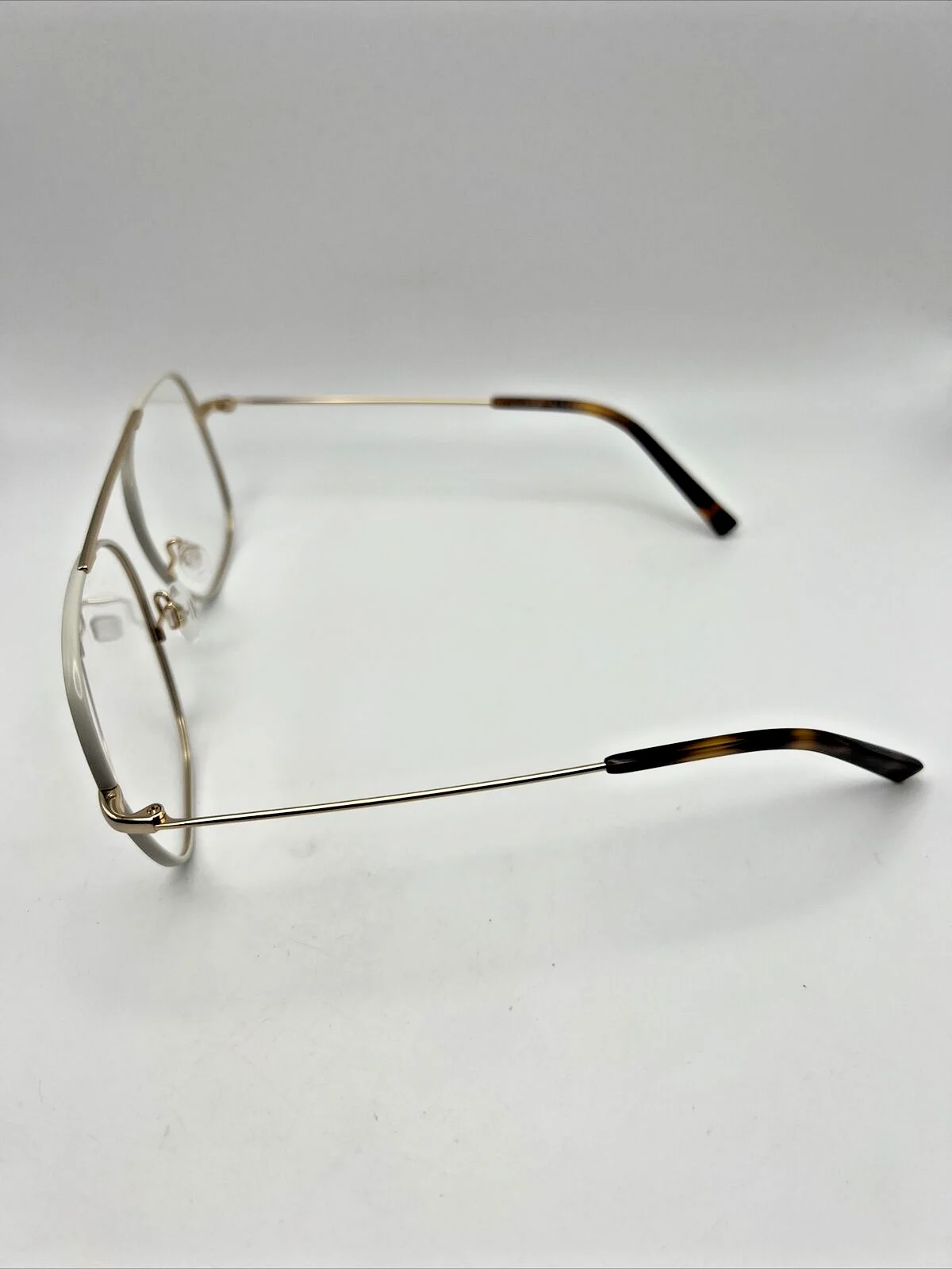 Warby Parker Lupita W 3899 Designer Eyeglasses Frames White Jade/Gold 56-16-140 4