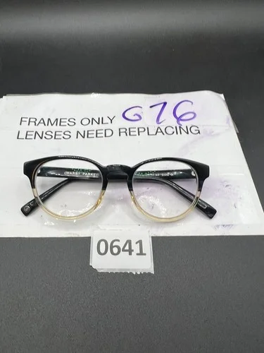 Warby Parker Percey Percy 256 Tortoise Brown Horn Eyeglass Frames 48-20-140