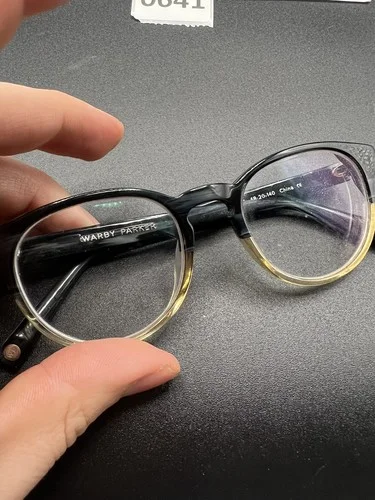 Warby Parker Percey Percy 256 Tortoise Brown Horn Eyeglass Frames 48-20-140 3