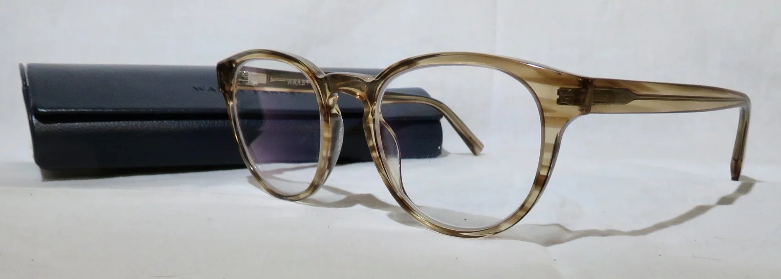 Warby Parker Percey W 207 Eyeglass frame 51-20-140 Brown Striped eyewear