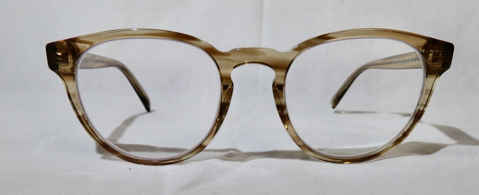 Warby Parker Percey W 207 Eyeglass frame 51-20-140 Brown Striped eyewear 2