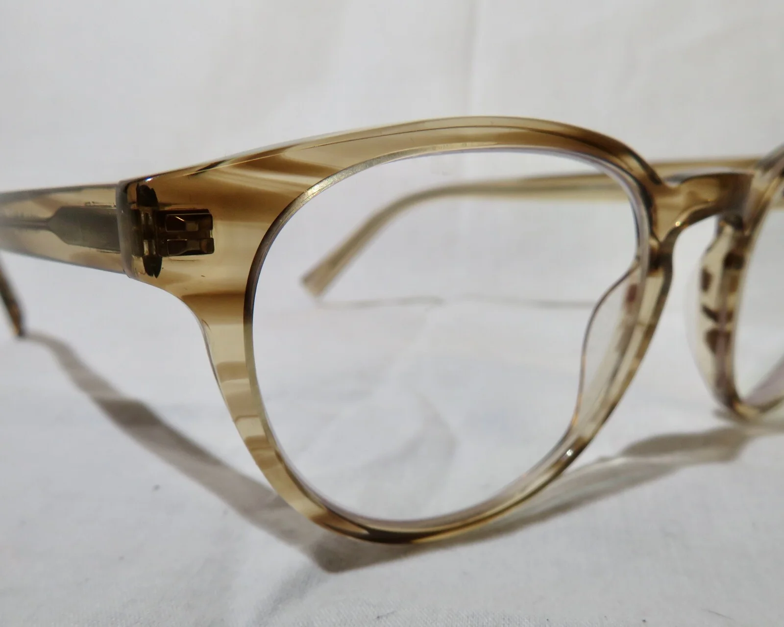 Warby Parker Percey W 207 Eyeglass frame 51-20-140 Brown Striped eyewear 3