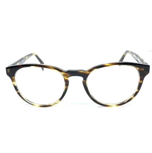 Warby Parker Percey W 256 Eyeglasses Frame Brown Green Tort Wide 51-20-140 EUC 2