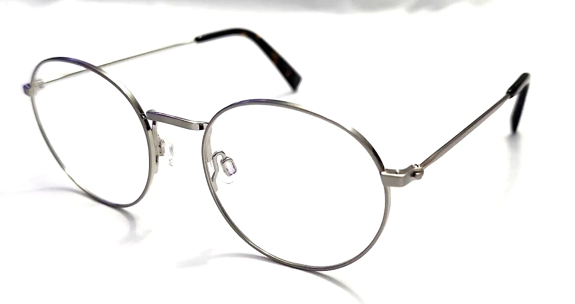 Warby Parker Simon M2155 Antique Silver Round Eyeglasses Frame 50-19 145 New