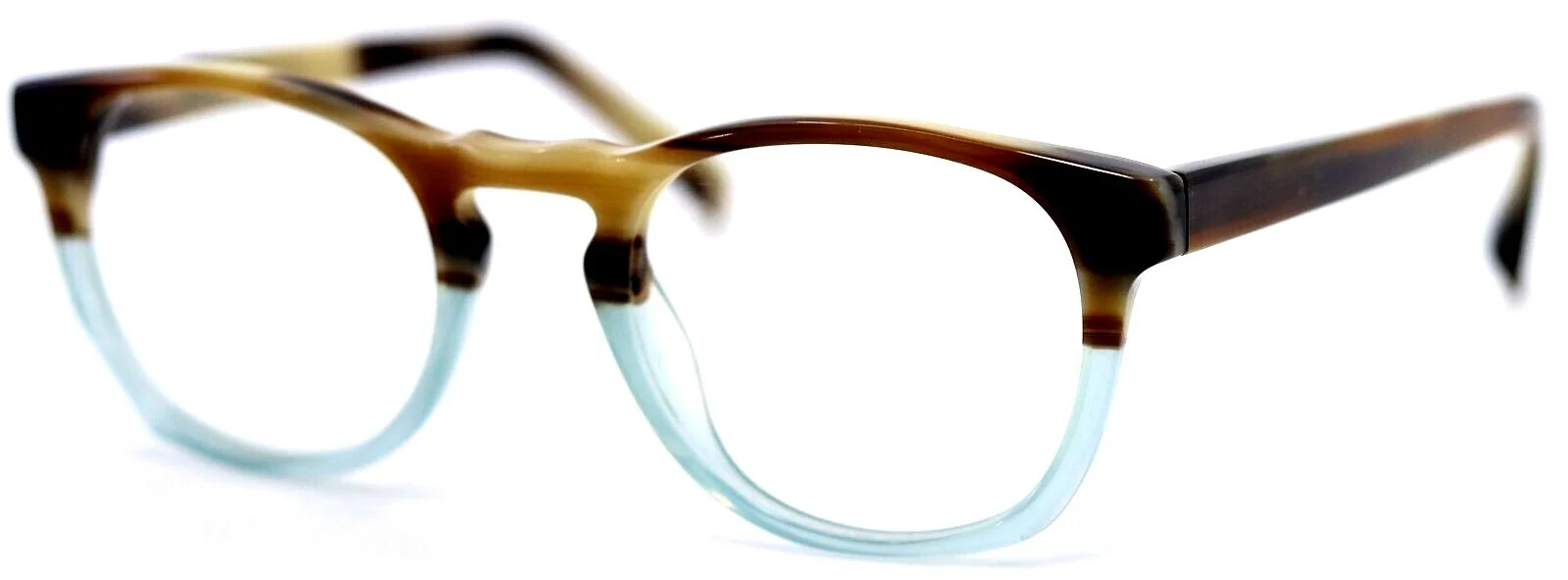 Warby Parker TOPPER 331 River Stone Blue Fade Womens Eyeglasses Frames 48-21-142