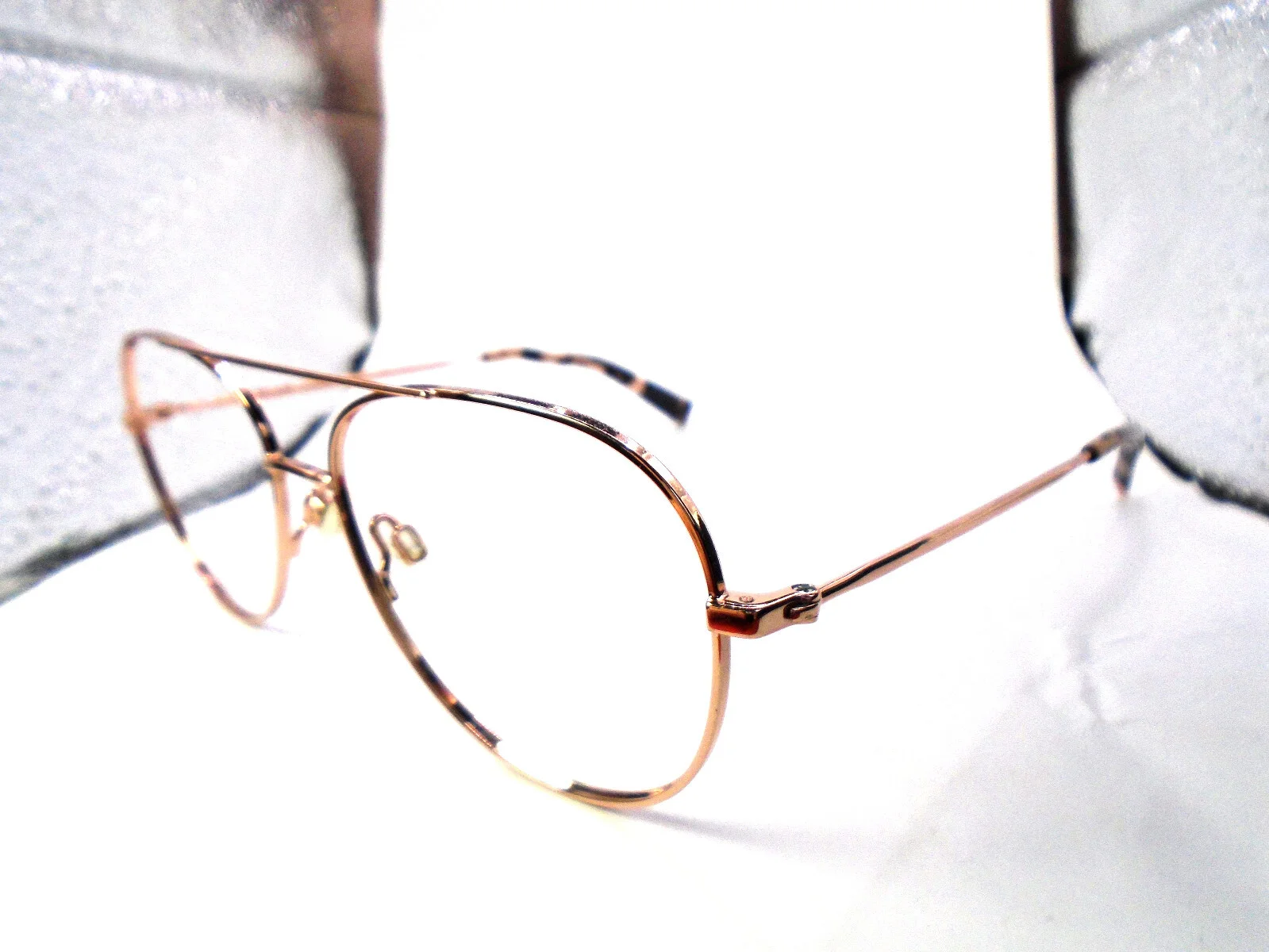 Warby Parker YORK 2233 Rose Gold 53-15-145 Metal Aviator Eyeglasses Frames 3