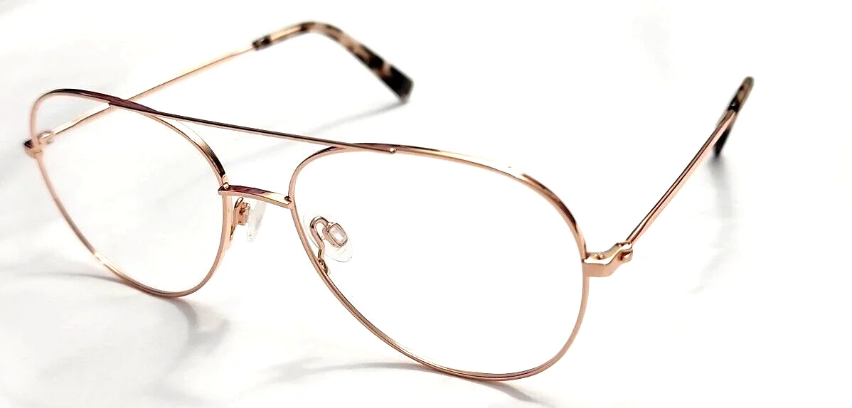 Warby Parker York M2233 Rose Gold Metal Eyeglasses Frame 53-15 145 New