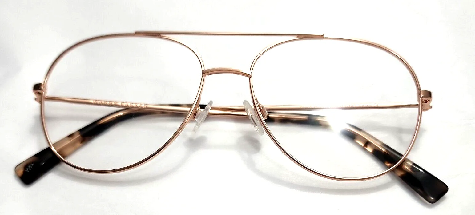 Warby Parker York M2233 Rose Gold Metal Eyeglasses Frame 53-15 145 New 2