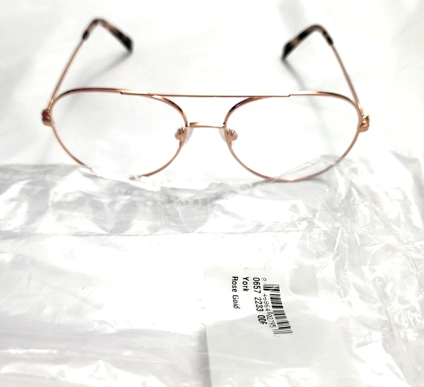 Warby Parker York M2233 Rose Gold Metal Eyeglasses Frame 53-15 145 New 3