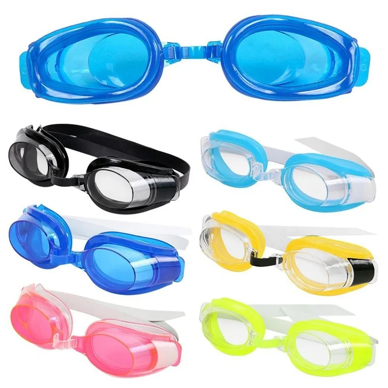Waterproof Anti-fog Eyeglasses Adjustable Swim Eyewear Swimming Goggles