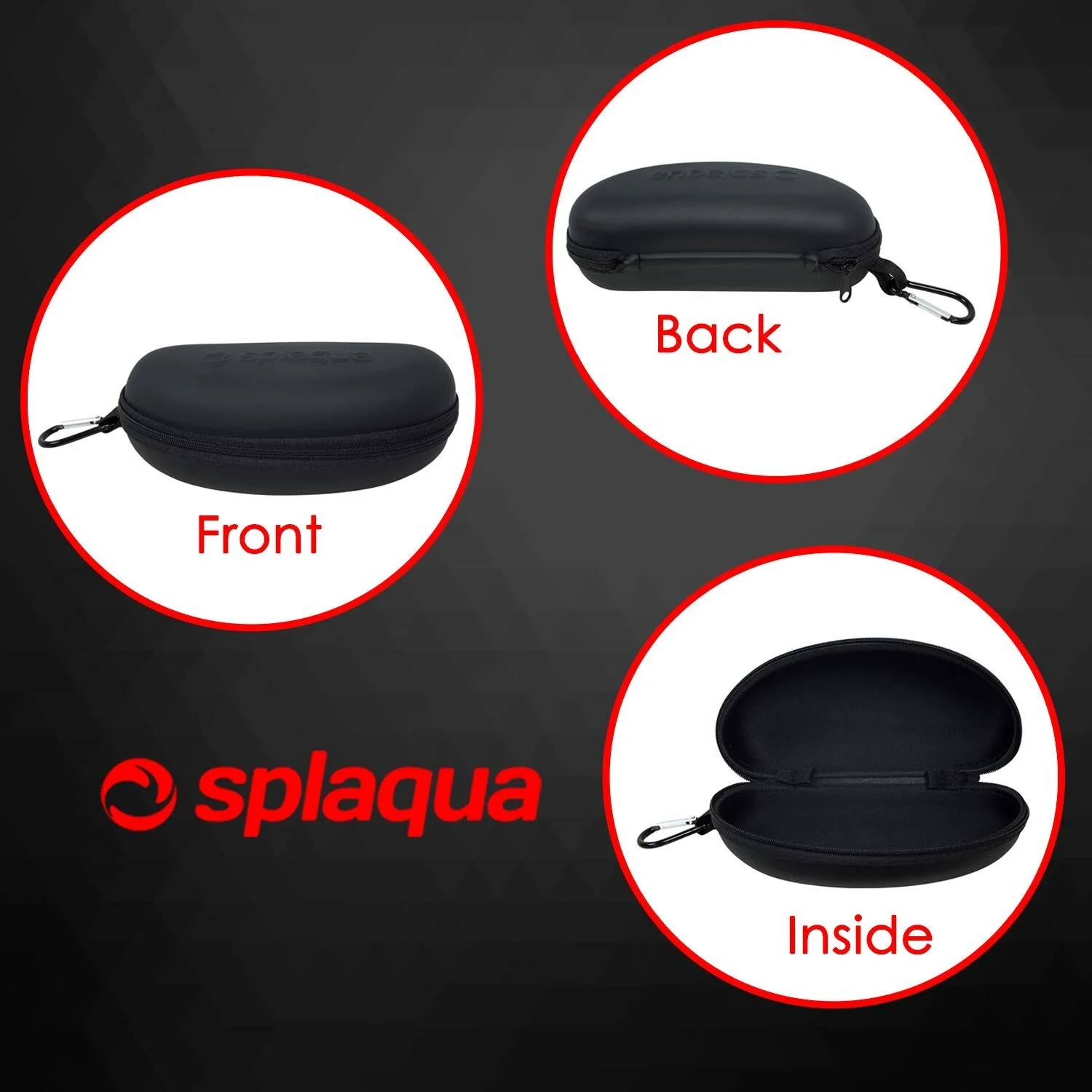 Waterproof Sunglasses and Eyeglasses Case - Durable, Hard EVA Zippered... 4