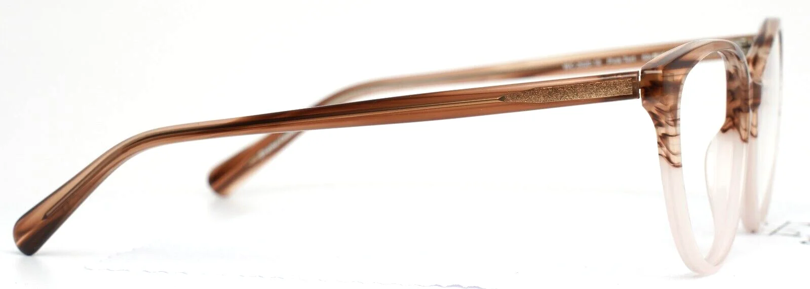 WC2020-18 Pink Tortoise Womens Semi Cat Eye Eyeglasses 53-16-140 B:42 4